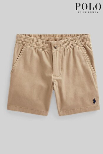 Polo Ralph Lauren Boys Beige Logo Shorts (C16706) | £75 - £79
