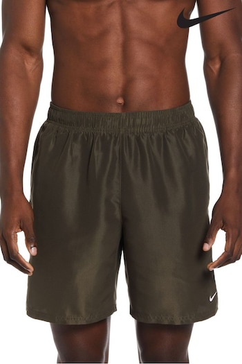Nike Khaki Green 7 Inch Essential Volley Swim Shorts (C16972) | £30