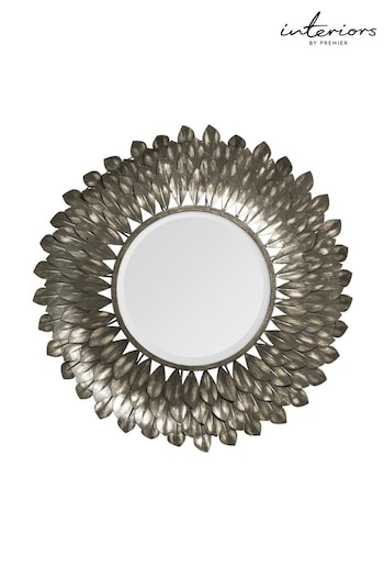 Interiors by Premier Grey Tribeca Distressed Mirror (C16991) | £118