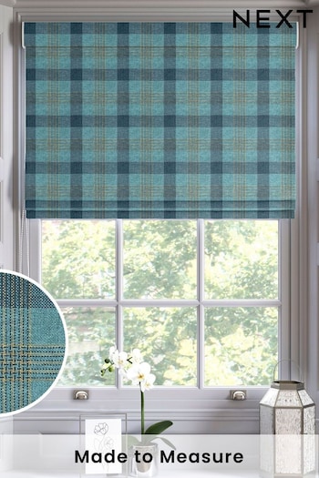 Green Cleveland Made To Measure Roman Blinds (C18070) | £84