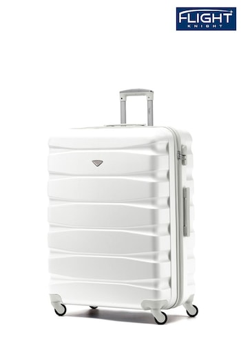 Flight Knight Large Hardcase Lightweight Check In Suitcase With 4 Wheels (C18077) | £80