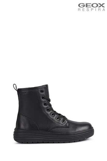 Geox Junior Girls Phaolae Black Boots (C18183) | £70 - £75
