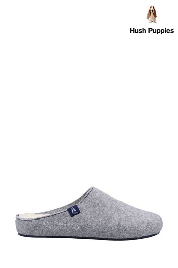 Hush Puppies Grey The Good Slippers (C18413) | £40