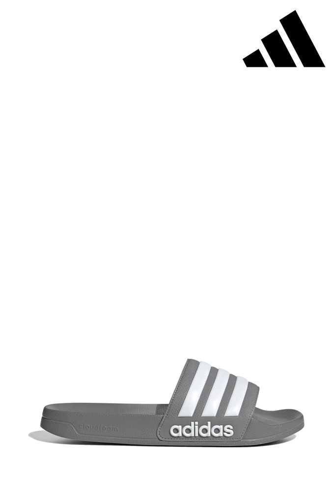 Mens Grey Sliders Mens Grey Fluffy Sliders Next Uk