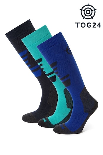 Tog 24 Kids Blue Bergenz Ski Socks (C18448) | £24