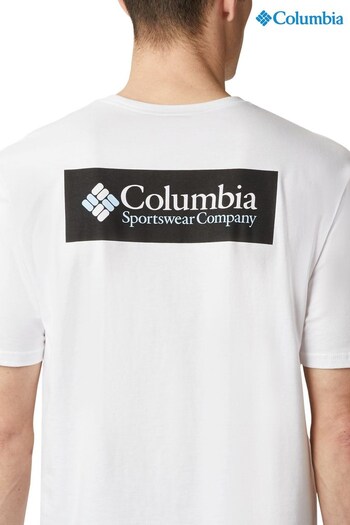 Columbia North Cascade Back Graphic White T-Shirt (C18810) | £25