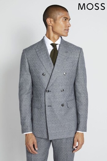 MOSS Slim Black & White Puppytooth Suit (C18969) | £259