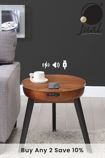 Jual Walnut San Francisco Smart Side Table (C19057) | £320