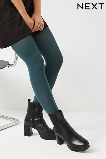 Green Colour Opaque Tights 1 Packs (C19096) | £6