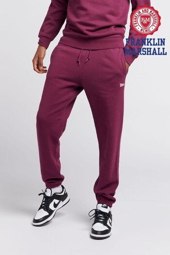 Franklin & Marshall Mens Red Pennant Patch BB Joggers (C19153) | £55