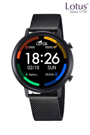 Lotus Black SmarTime Smart Touch Watch (C19173) | £125