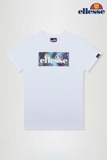 Ellesse Greccio White T-Shirt (C19304) | £20