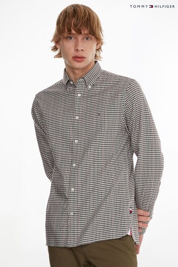 Tommy Hilfiger White Flannel Check Shirt (C19717) | £90