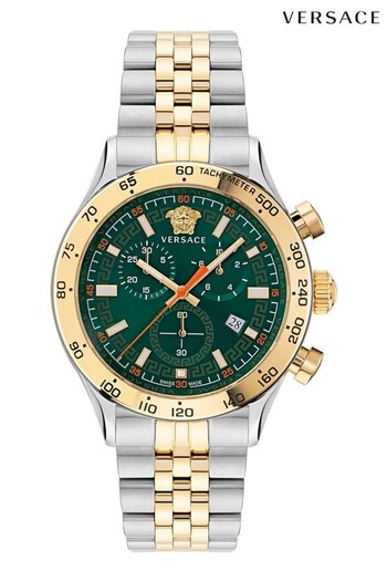 Versace Gents Green Hellenyium Watch (C19718) | £1,000