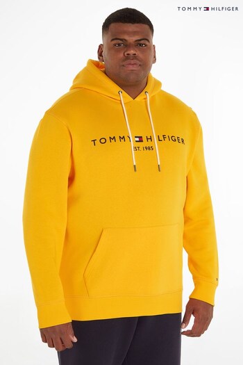 Tommy Hilfiger Big & Tall Yellow Tommy Logo Hoodie (C20080) | £110