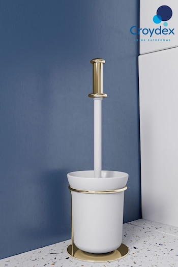 Croydex Grosvenor Gold Toilet Brush and Holder (C20306) | £64