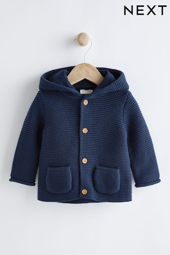 Blue Baby Knitted Cardigan (0mths-3yrs) (C20596) | £12 - £14