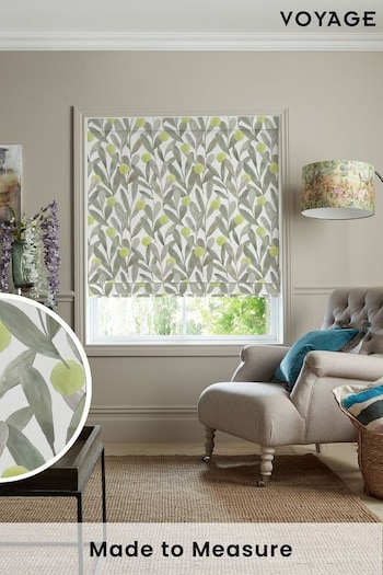 Voyage Sage Green Enso Made to Measure Roman Blind (C20934) | £89