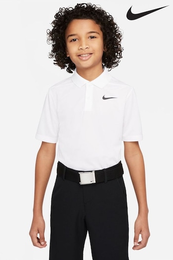 Nike LAGOON White Golf Polo Shirt (C21203) | £33
