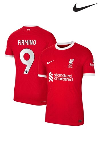 Nike Red Firmino - 9 Liverpool Home Match Shirt 2023-24 (C21570) | £140