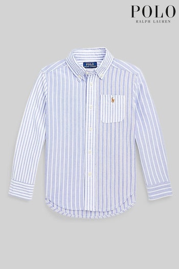 Polo Ralph Lauren Blue Logo Shirt (C21657) | £79 - £89