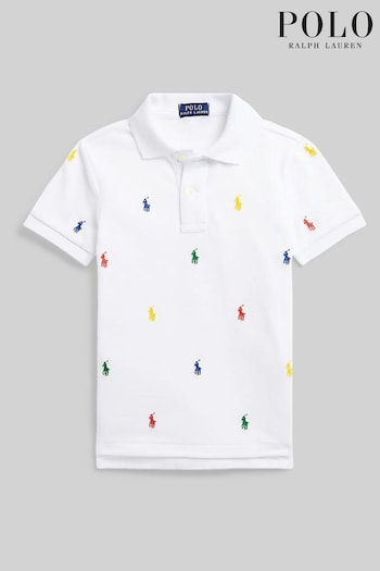 Polo Ralph Lauren Boys Logo Print Polo Shirt (C21790) | £75 - £79
