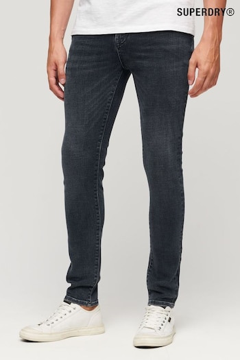 Superdry Navyb Blue Organic Cotton Skinny Jeans Ermanno (C21952) | £75