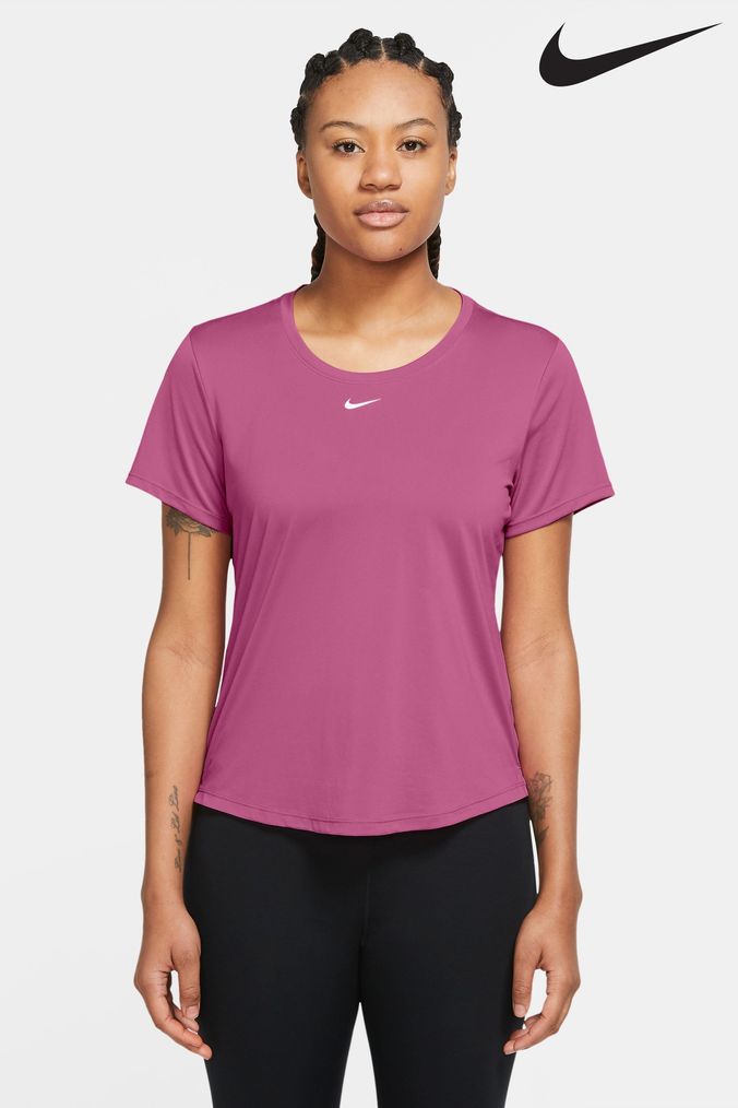 Purple nike sales women's t shirt