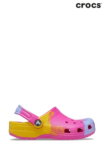 Crocs Pink Classic Ombre Clogs (C22440) | £35