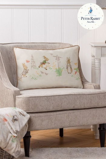 Peter Rabbit™ Natural Classic Watercolour Cushion (C22599) | £19