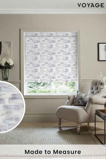 Voyage Lilac Purple Blackout Salinas Made to Measure Roller Blind (C22782) | £73