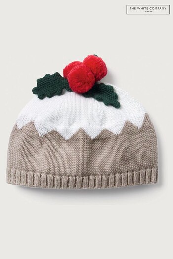 The White Company Organic Cotton Christmas Pudding Hat (C22988) | £18