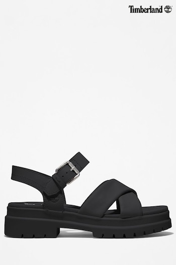 Timberland Black London Vibe X Strap Sandals (C23120) | £90