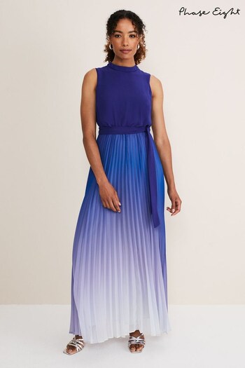 Phase Eight Blue Piper Ombre Maxi Dress (C23277) | £150