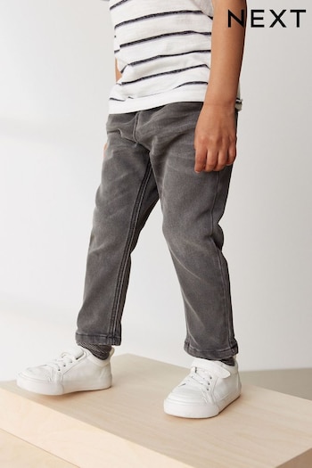 Grey Super Soft Pull On detailing Jeans With Stretch (3mths-7yrs) (C23407) | £11 - £13