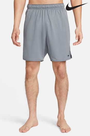Nike ohio Grey Dri-FIT Totality 7 inch Knit Training Shorts (C23645) | £33