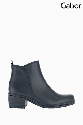 Gabor Marlham Leather Black Ankle from Boots (C23734) | £100