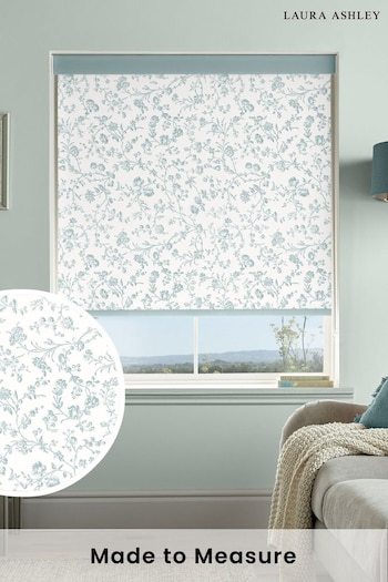 Laura Ashley Eucalyptus Blue Aria Made To Measure Roller Blind (C24119) | £58