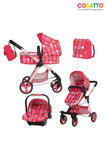 Pink Cosatto Giggle Quad Fairy Garden Kids Toy Pram (C24245) | £140