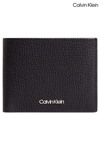 Calvin Klein Black Minimalism Leather Bifold Wallet (C24294) | £80