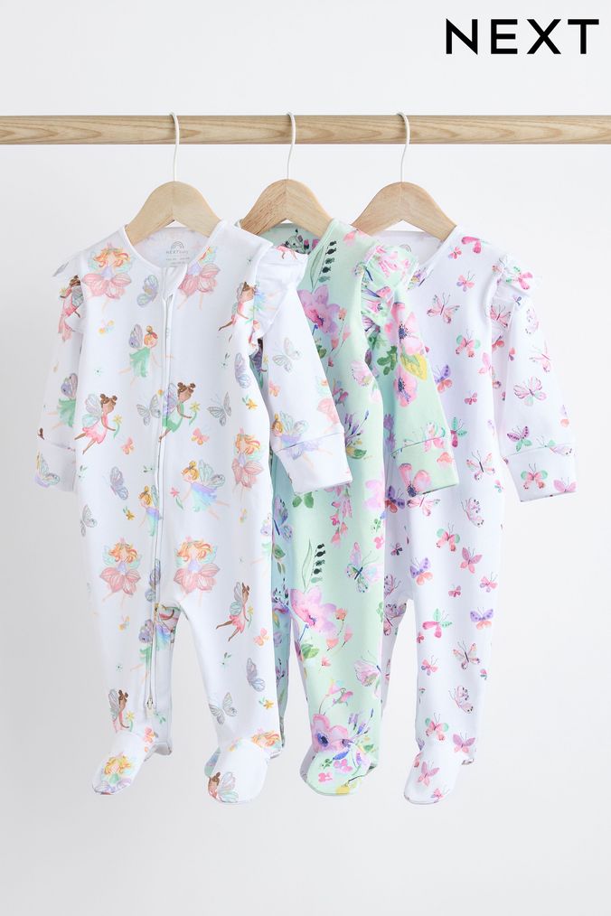 Newborn girl sleepsuits top