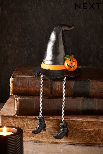 Black Halloween Witches Hat Ornament (C24615) | £8
