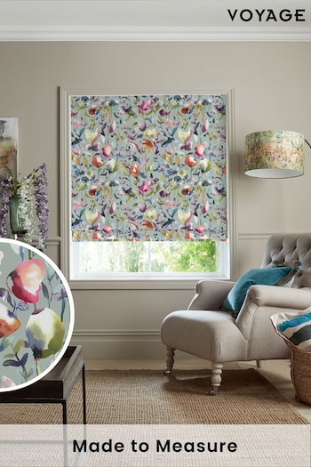Voyage Pacific Blue Jayin Made to Measure Roman Blind (C24623) | £89