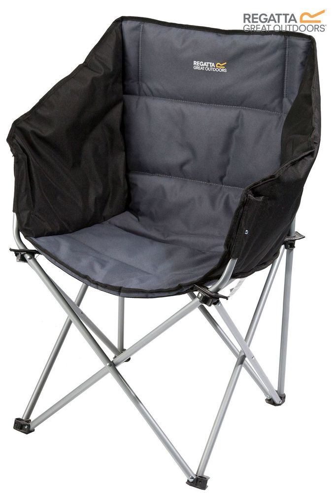 Regatta Navas Black Folding Camping Chair (C24972) | £30