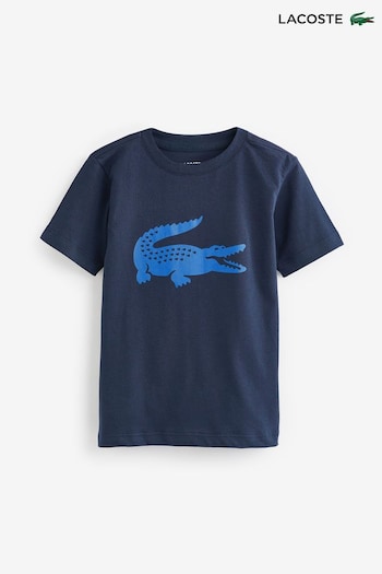 Lacoste Blue Contrast Logo T-Shirt (C25100) | £20 - £35