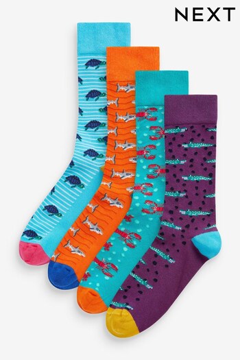 Sea Animal Fun Pattern Socks (C25114) | £12