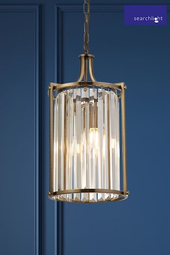 Searchlight Brown Hermione 2 Light Ceiling Light (C25387) | £130