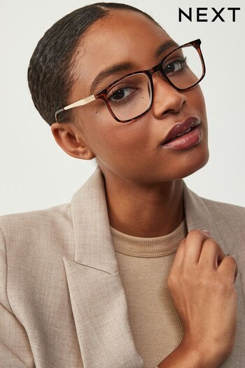 Tortoiseshell Brown Square Frame Ready To Read Glasses (C25613) | £12