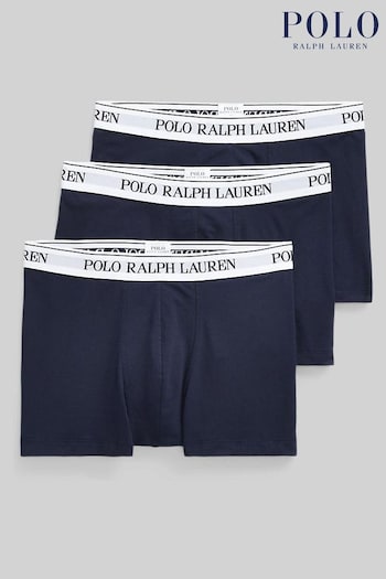 Polo Ralph Lauren Classic Stretch Cotton Trunks 3 Packs (C25652) | £45