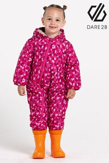 Pink Dare 2b x Atelier-lumieresShops Kids Toboggan Waterproof Snowsuit (C25843) | £55
